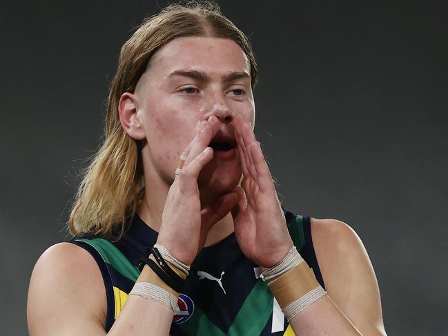 uMELBOURNE. 13/05/2023.  AFL. Australian under 18s vs Carlton VFL at Marvel Stadium.  Harley Reid    .  Pic: Michael Klein