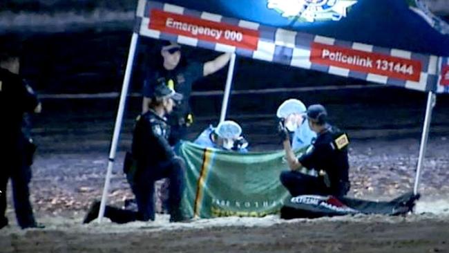 The baby was thrown into the water at Tweed Heads before washing ashore in Surfers Paradise. Picture: Nine News