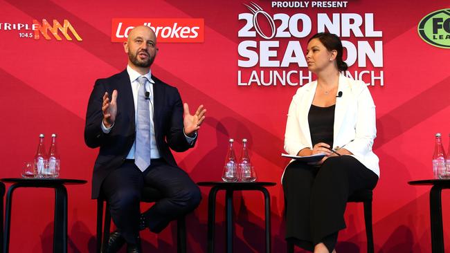 Todd Greenberg with Yvonne Sampson at the event. Photo: AAP Image/David Clark