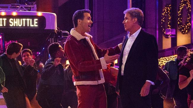 Ryan Reynolds and Will Ferrell in Spirited. Picture: Supplied