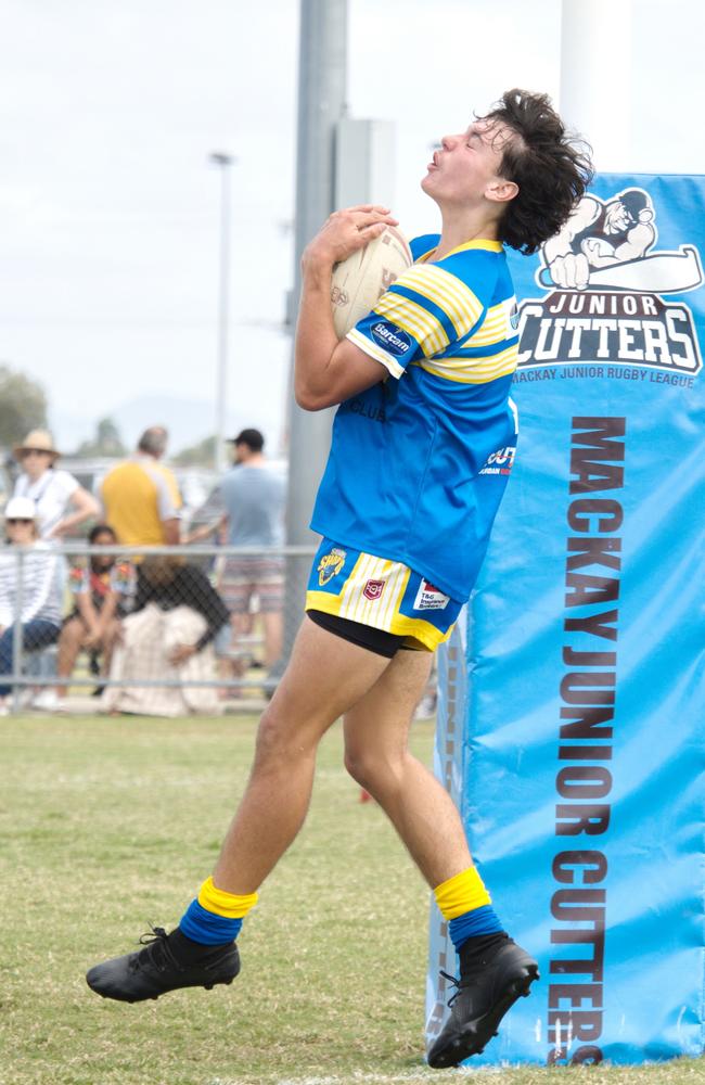 Bailey Anderson in the Souths and Magpies clash in the RLMD U15s semi final, August 21, 2021. Picture: Marty Strecker