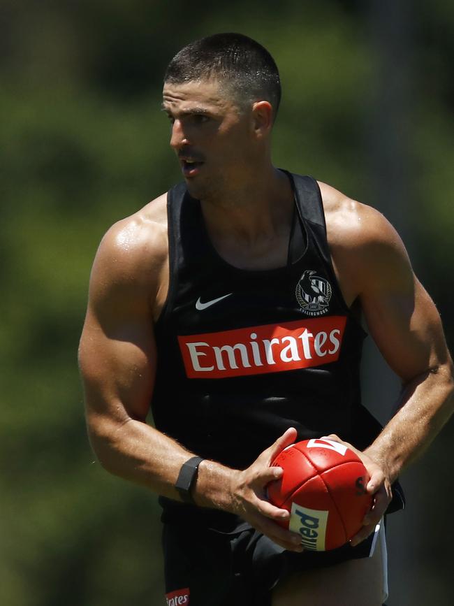 Collingwood captain Scott Pendlebury has spent more time forward this season, but will it be enough to earn him forward status in KFC SuperCoach? (Photo: Daniel Pockett/Getty Images)