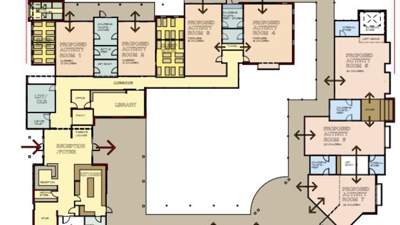 Plans for the approved Ripley Kids Early Learning Centre.