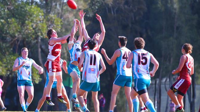 Penrith Rams AFL team plays Manly Warringah Giants.