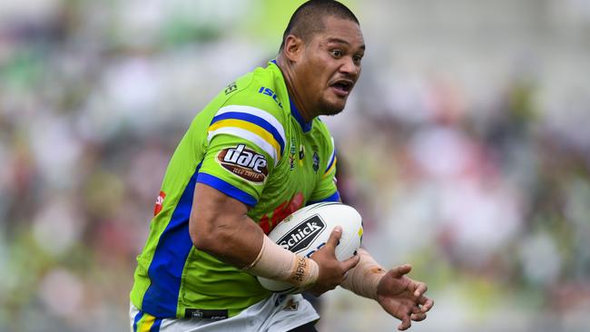 Joey Leilua snared a the centre position in the Team of the Year. (AAP Image/Lukas Coch)