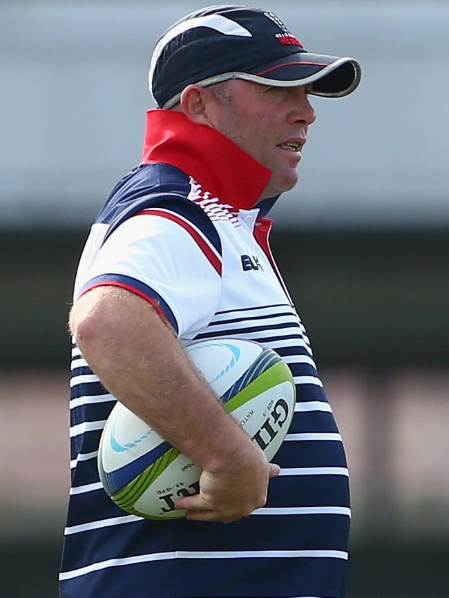 Rebels coach Tony McGahan: “We really come here to put some hard work in.” Picture: Getty Images