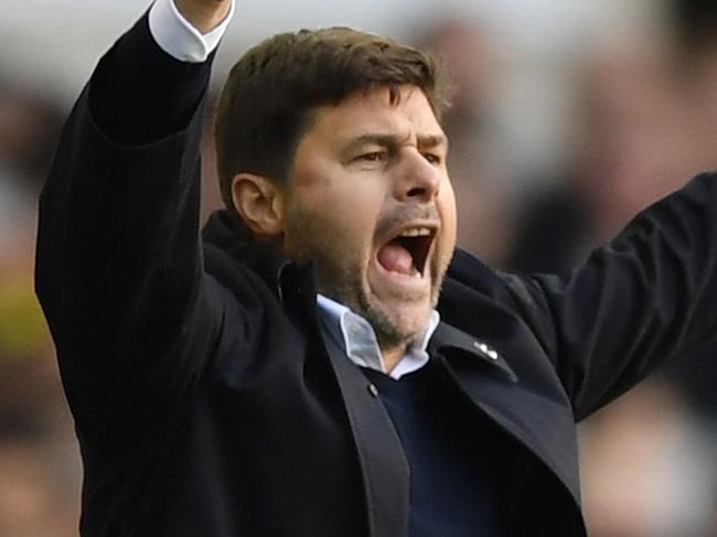 LONDON, ENGLAND - OCTOBER 02: Mauricio Pochettino, Manager of Tottenham Hotspur reacts during the Premier League match between Tottenham Hotspur and Manchester City at White Hart Lane on October 2, 2016 in London, England. (Photo by Shaun Botterill/Getty Images)