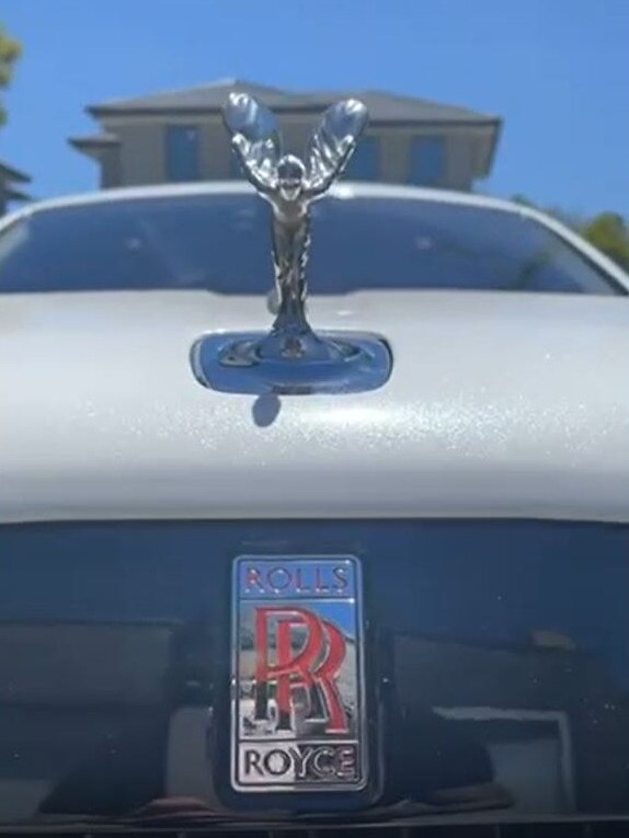 A Rolls Royce pictured in the Marrogi’s TikTok video.