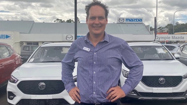 Simon Guthrie from Madill’s Motor Group, Gympie, says business is booming for Gympie MG despite a “soft launch” of the brand locally in January.