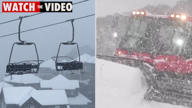 Wide spread snow falls across the Alpine Resorts