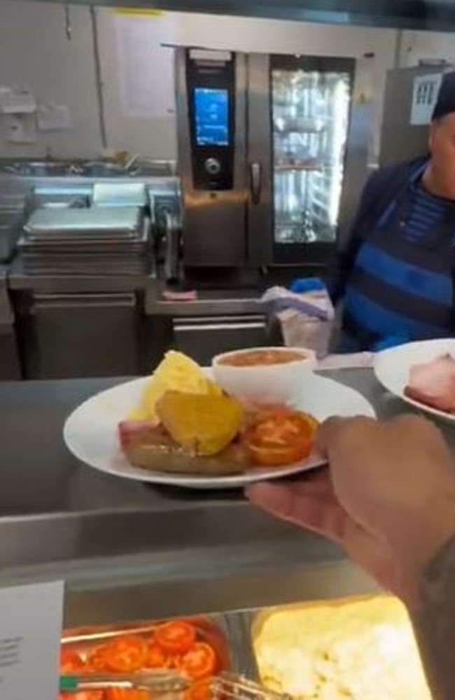 He claimed to have found the cheapest breakfast in Australia. Picture: TikTok/@jadentysonlaing