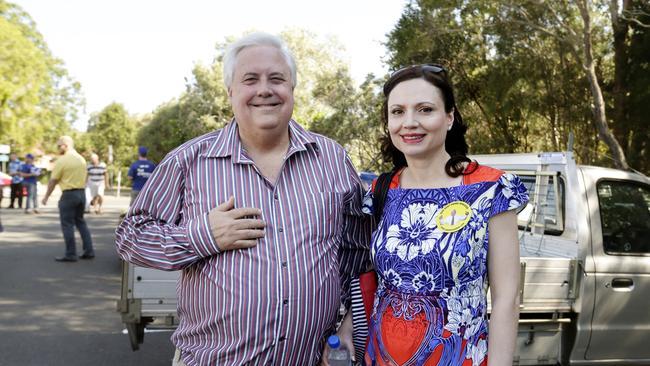 Clive Palmer with wife Ann. Picture: Slade Megan