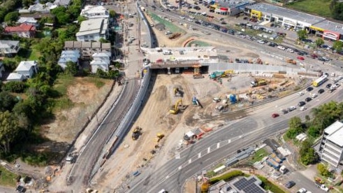 Aerial view of the works. Image: Georgiou Group