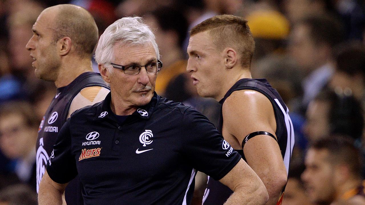Mitch Robinson said he struggled under Mick Malthouse. Picture: Colleen Petch