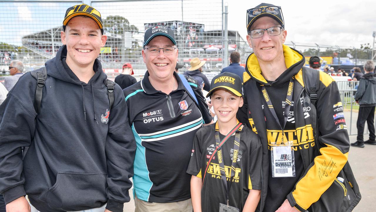 Fans at the Vailo Adelaide 500. Picture: Brenton Edwards