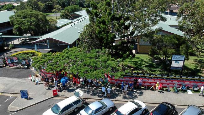 Aerial view of Centaur Primary School.