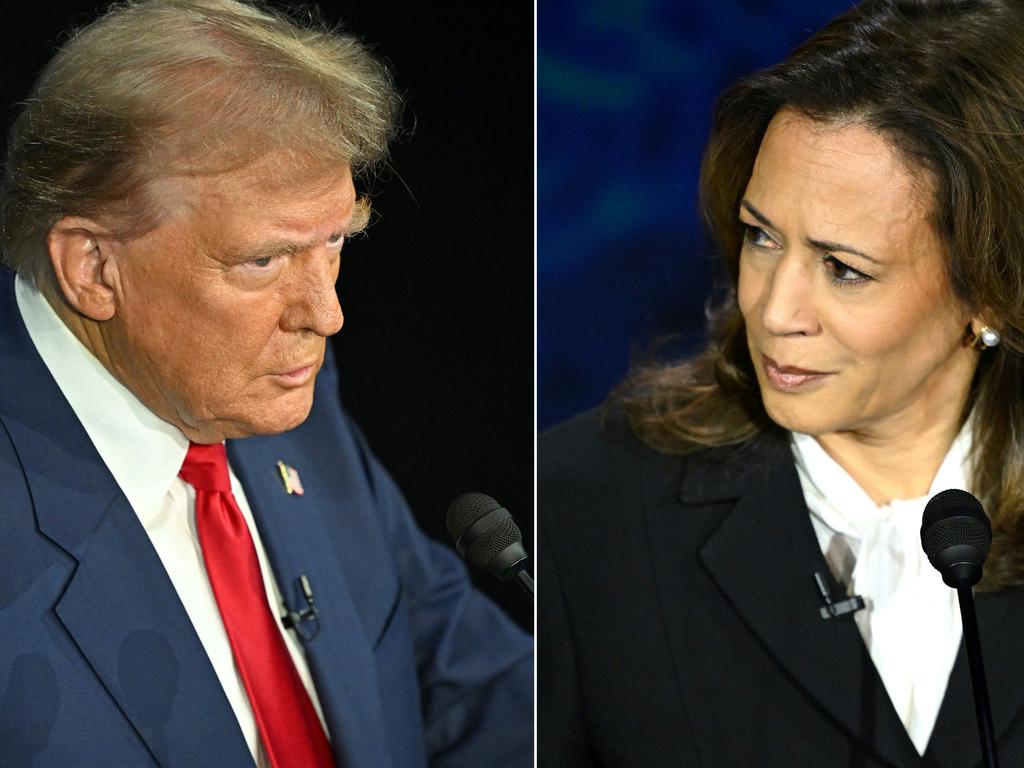 ‘The maelstrom of the US elections’ ... election victor Donald Trump, the Republican candidate, and his rival, Democrat Vice President Kamala Harris, at their pre-ballot debate in September.