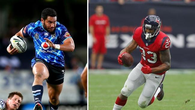 Konrad Hurrell’s running game is like that of Arian Foster’s.