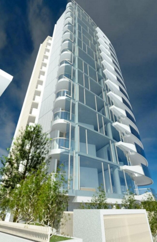 The tower’s design is inspired by planes and surfboards. Picture: Supplied