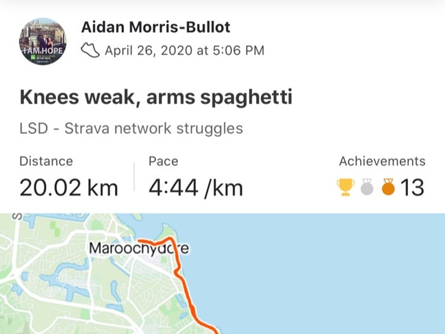 Buderim Wanderers players have recorded some rapid times on Strava to keep fit during the lockdown.