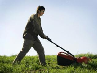 A man, aged in his 40s, was injured after a lawn mower fell on him. (FILE PHOTO) 