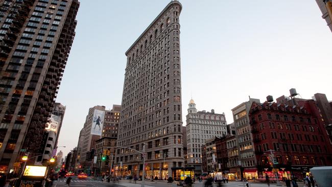 The Flatiron building in Manhattan