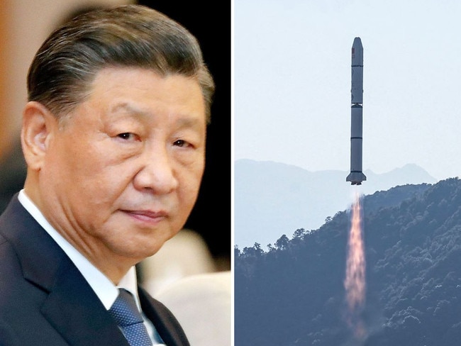 China on Wednesday accused Taiwan’s ruling party of “creating panic” after the island’s authorities issued a national emergency alert over a satellite launch by Beijing.