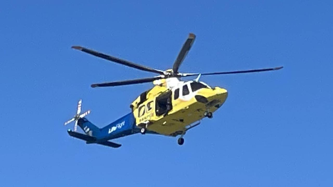 A motorcyclist has died after a crash in the Sunshine Coast hinterland.