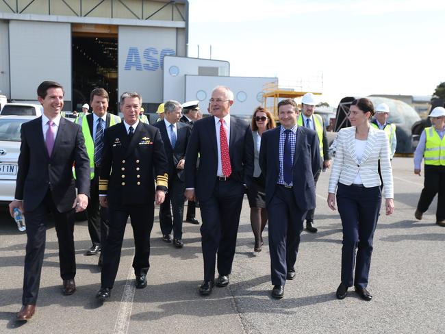 Prime Minister Malcolm Turnbull making the announcement in Adelaide today. Picture: Tait Schmaal.