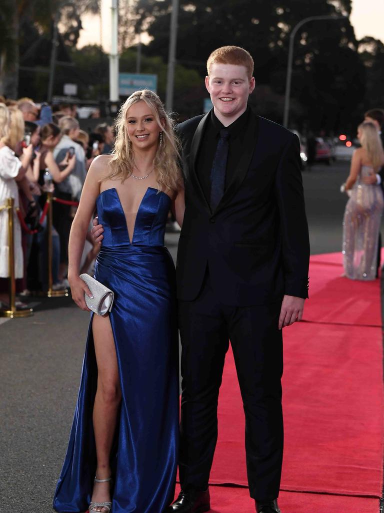 Jamie Wilson &amp; Darcy Kyle at Xavier Catholic College year 12 formals. Picture: Patrick Woods.