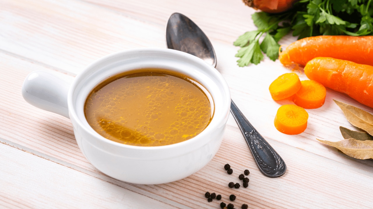 <h3><span>Bone broth</span></h3><p><span>Recommended by all of our experts and described by Scott-Young as the &ldquo;single best food&nbsp;</span><span>for gut health&rdquo;, this golden elixir is so much more than just a trendy savoury drink doing the rounds on social media. &ldquo;Bone broth is rich in key amino acids such as glutamine, glycine, proline and serine. These help improve gut integrity and have an anti-inflammatory effect on the body,&rdquo; she explains. &ldquo;A large proportion of your immune system is centred in your gut, so modulating its immune response is key.&rdquo; One cup of goodness, coming right up.</span></p>