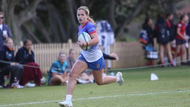 Piper Simons in action. Pic: Supplied