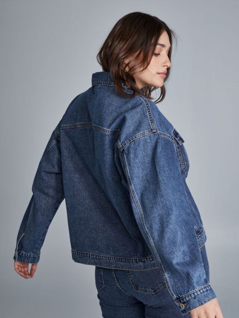 Cotton On Curve 90s Baggy Denim Jacket. Picture: Cotton On.