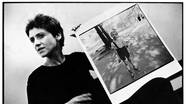 Photographer Diane Arbus in 1970 image taken by Stephen Frank during class at The Rhode Island School Of Design.