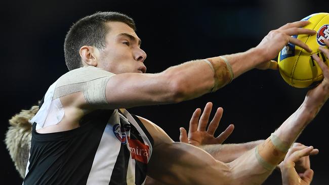 Mason Cox had a big impact in the final term. Pic: AAP