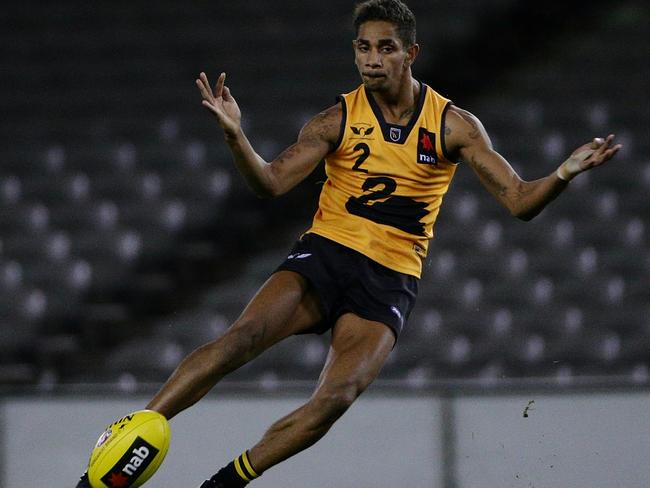 Jarrod Garlett shows his silky skills for WA. Picture: Colleen Petch