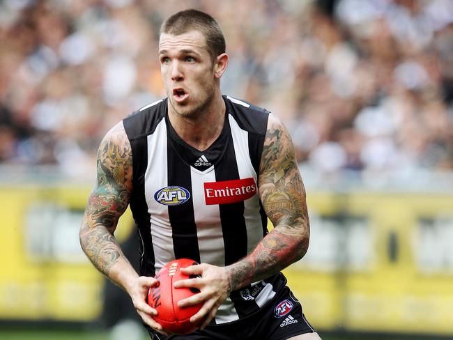 2011 Qualifying Final. Collingwood v West Coast Eagles. MCG. Dane Swan