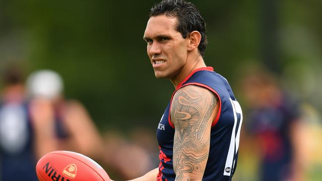 Bennell pictured at training earlier this year. Picture: Getty Images