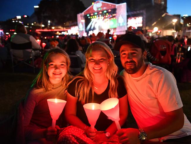 Charli, Nicola Dinning and Ross Williams. Picture: AAP / Keryn Stevens