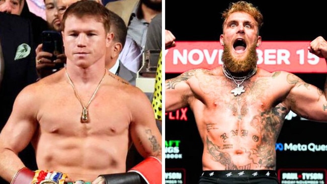 Canelo Alvarez has backed out of a potential bout with Jake Paul. Image: Getty