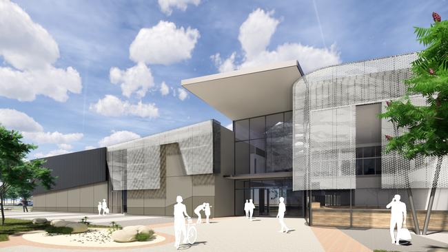 Concept images of new B-12 public school at Angle Vale. Picture: State Government