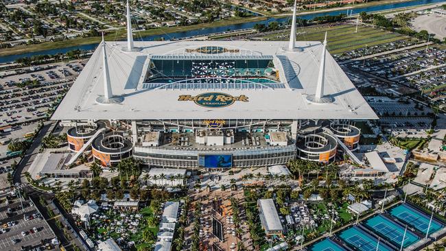 MyVenue’s technology is deployed in US stadiums including the Hard Rock Stadium in Miami, Florida. Picture: Supplied by MyVenue