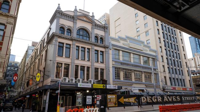 The state government bought the Yooralla building opposite the railway station in 2021. Picture: Mark Stewart