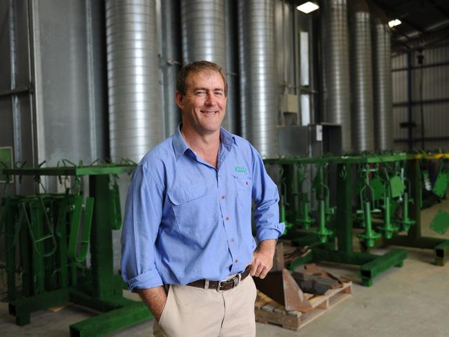 Took the plunge ... Kelly Engineering chief executive Shane Kelly at their Booleroo Centre business. Picture: Supplied.