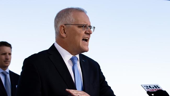 Scott Morrison would not give a straight answer. Picture: Jason Edwards