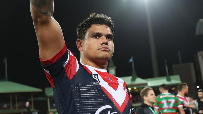 Roosters centre Latrell Mitchell is loving playing at the SCG. Picture: Brett Costello