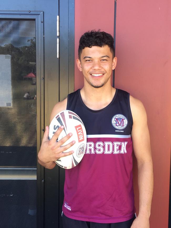 Marsden SHS’s Queensland Leon Te Hau.