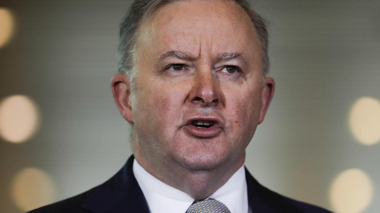 Federal Opposition leader Anthony Albanese has suggested the government use unused RAAF jets to bring home Australians overseas. Picture: Sean Davey