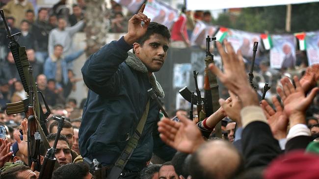 A 2004 picture of Zakaria Zubeidi, then leader in the Al Aqsa Martyrs Brigade. Picture: AP