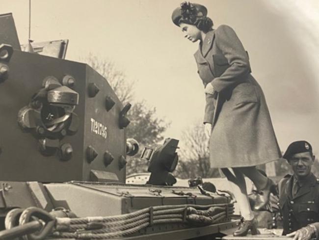 Elizabeth on a tank 6 year license for promo for this show only. Picture: Getty Images